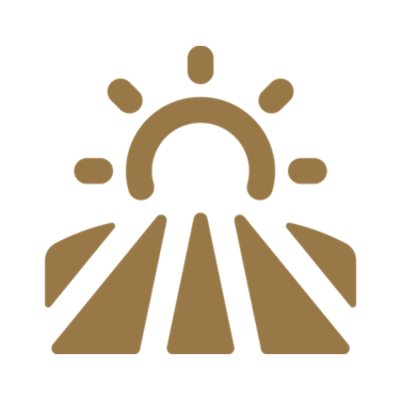 Icon von Feld mit Sonne